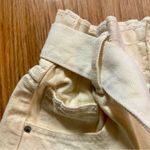 SWS Denim Company Organic Cream White High Rise Denim Shorts Womens Medium Photo 6