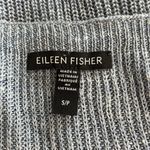 Eileen Fisher  Blue ORGANIC LINEN MELANGE SHELL Ribbed blue Small Photo 4