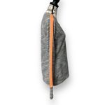 Athleta M Gray Orange Quilted Snowscape Sweatshirt Space Dye Pullover Yoga Gym Photo 6