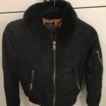 Topshop AVAILABLE Petite Fur Collar Bomber Jacket 2P Photo 0