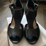 Style & Co New With Tags . Black Peep Toe Sandal Heels Photo 3
