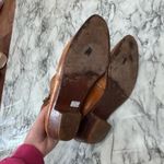 Vintage Father & Son Tan Brown Distressed Leather Old West Cowboy Boots Size 8 D Photo 6