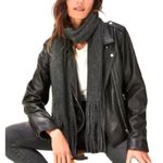 Lucky Brand Solid Brushed Scarf Dark Gray Soft Cozy Winter Preppy One size Photo 1