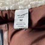 Levi's Women’s Brown Faux Leather Puffer Jacket Size M Photo 7