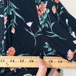 American Eagle  size small cropped wrap deep v neck tie front blouse bell sleeves Photo 7