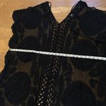Floral mesh bikini coverup in black size M/L Size M Photo 4