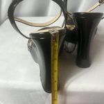 Jessica Simpson Shoes Black Wedge Heel Size 9.5 Ankle Strap Sandals Photo 4