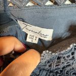 Two Sisters  Crochet Elysian Dress in Steel Blue Photo 3