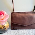 Fossil Vintage Brown Leather Crossbody/Wallet Bag Photo 0