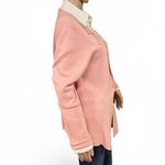 Eileen Fisher SILK Pink Blazer Size Large Notch Collar One Button Jacket EUC Photo 4