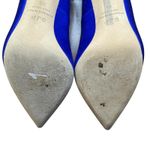 SJP Shoes Womens Size 36 Blue Satin Bow Stiletto Heels Pointed Toe Made in Italy Photo 8