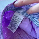 Old Navy  Lavender Eyelet Everyday High Waisted Shorts   Size 0 Photo 2