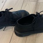Dr. Martens all black leather brogue shoes Photo 2