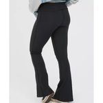 OFFLINE By Aerie Black Ribbed Pocket Foldover Flare Leggings Photo 15