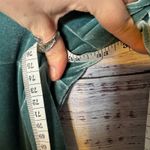 Eshakti Green Velvet Long Sleeve Knee Length Dress Women’s 6X (36W) Photo 3