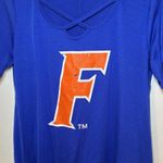 Gameday‎ Couture Women’s Cross My Heart University of Florida Gators Top Medium Blue Photo 2