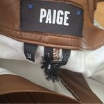 Paige Brown Faux Leather Crops Size 16 Photo 8