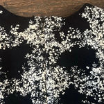 Club Monaco Kaisie Dress Black White 3/4 Sleeve Stretch Knit Lined Size 6 Photo 7