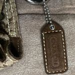 Coach Monogram Suede Vintage Y2K Hand Bag Tote Satchel Women Casual Photo 11