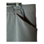 Norma Kamali Pants Women 18 Black Straight Leg High Rise Trousers Career Photo 4