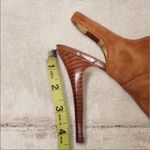 Guess Gwnitty Heels Peep Toe Slingback Suede Shoes 8 Photo 9