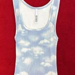 SKIMS  cotton rib tank in blue quartz cloud print size XS Photo 0