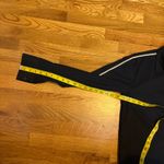 Ellen Tracy  Women’s XS Black White Tuxedo Stripe Long Sleeve Button Down Shirt Photo 6