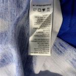 DISNEY Mickey Mouse Women's Short Sleeve Crop Top V Neck Sleep Shirt Sz M Blue Size M Photo 3