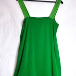 Alice + Olivia Green Tank Silk Mini Dress / Top Size Medium | Vintage Y2K Photo 3