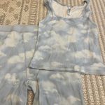 SKIMS  Cotton Ribbed Tank and Boxer Short Set in Blue Quartz Cloud Photo 2