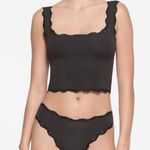 SKIMS Fits Everybody Lace Tank Onyx Size Medium Photo 0