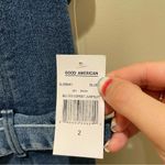 Good American belted corset denim jumpsuit size 2 medium Photo 7
