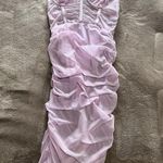 Tic Toc  Lala Lavender Sheer Bodycon Bodysuit Corset Dress Women’s Sz S EUC Photo 8