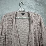 Torrid  Pointelle Drape Front Sweater Open Cardigan Size 4X Plus Duster Longline Photo 3