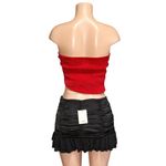 GUIZIO Blume Mini Skirt, Black, Small Black Photo 6