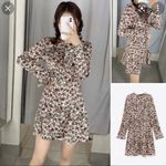 ZARA NEW  floral mini dress BLOGGERS FAVORITE!!! Photo 2