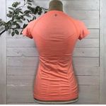 Athleta orange/peach short sleeves top tee Photo 2