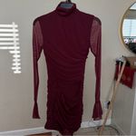 House Of CB  'Lucasta'‎ Mulberry Gathered Mini Dress NWOT M Photo 9
