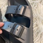 Birkenstock  Charcoal Double Strap Slides size 41 (10)excellent condition Photo 8