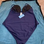 Cupshe  Women's One Piece Swimsuit Deep V Neck Cutout Spaghetti Adjustable Straps Embroidered Photo 9