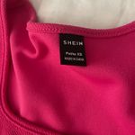 SheIn  Crop Top Long Sleeve Hot Pink Photo 1
