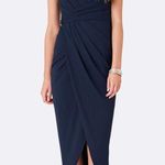 Showpo Navy Midi Dress Size 6 Blue Photo 0