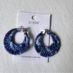 J.Crew  Women’s Fashion Statement Thread Wrapped Hoop Earrings 
NWT Photo 1