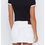 One Teaspoon One X  Women Size 26 White Junkyard Sort Distressed Skirt Button NEW Photo 11