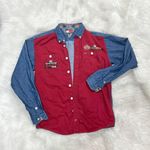 Tommy Hilfiger vintage denim jean motorcycles buttondown longsleeve Photo 0