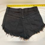 Necessary Clothing Jean Shorts Silver Studs Black Denim shorts, Size Small‎ Photo 1