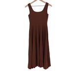 American Giant Women's Flex Dress Size XS Made With USA Brown Photo 8