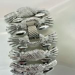 Sarah Coventry silver tone vintage pineapple bracelet in original box Photo 11