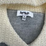 Jacquie the Label Georgia Contrast Collar Cardigan Gray Size XS Photo 5