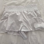 Free People White  Get Your Flirt On Shorts Photo 0